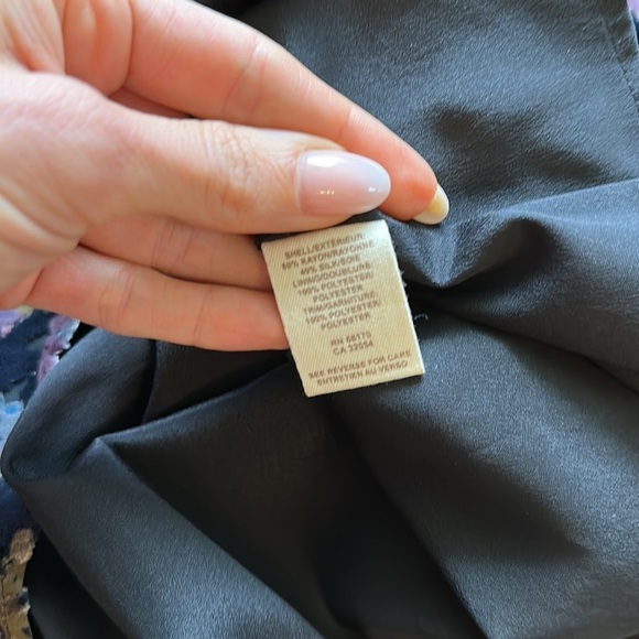 FREE PEOPLE Black velvety and lace flowy dress size 4 - Picture 12 of 12